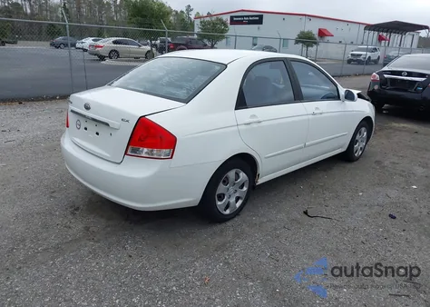 2007 Kia Spectra Ex from USA, damaged, VIN KNAFE121675423327